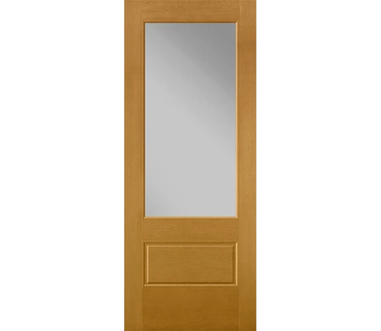 Memphis 3 Quaters Light Fiberglass Entry Door