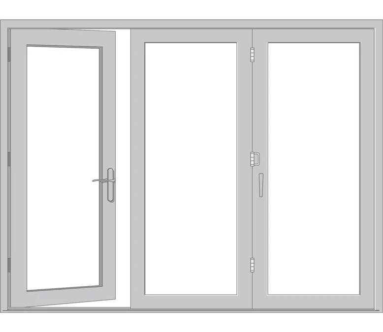 Memphis Pella Architect Reserve Series Contemporary Bifold Patio Door