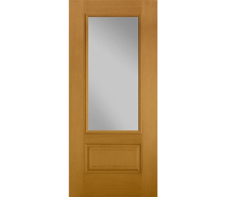 Memphis Three Quaters light Fiberglass Entry Door