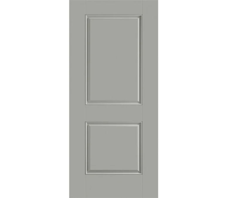 Memphis Two Panel Square Fiberglass Entry Door